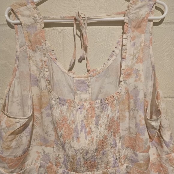 TORRID Babydoll Washable Challis Corset Sleeveless Top NWT  Size 3 - Picture 4 of 9